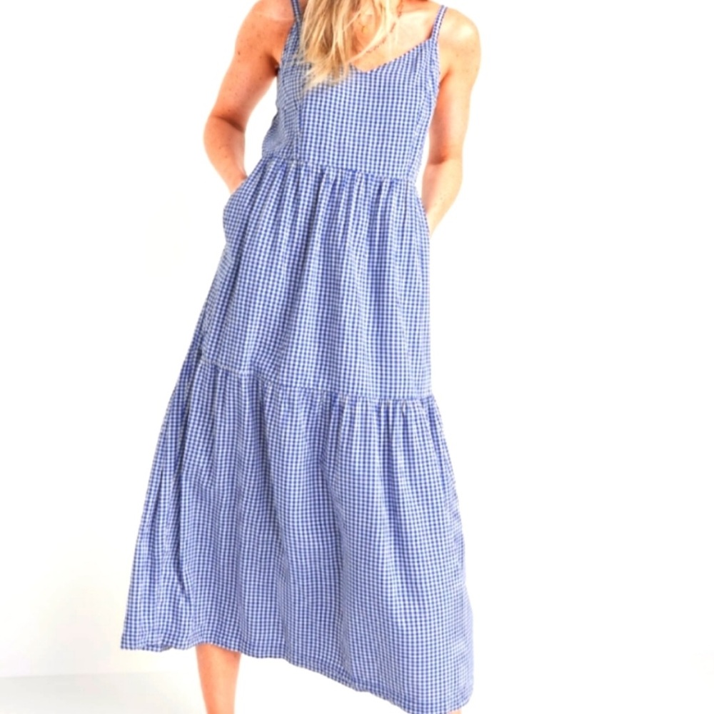Gingham Maxi dress
